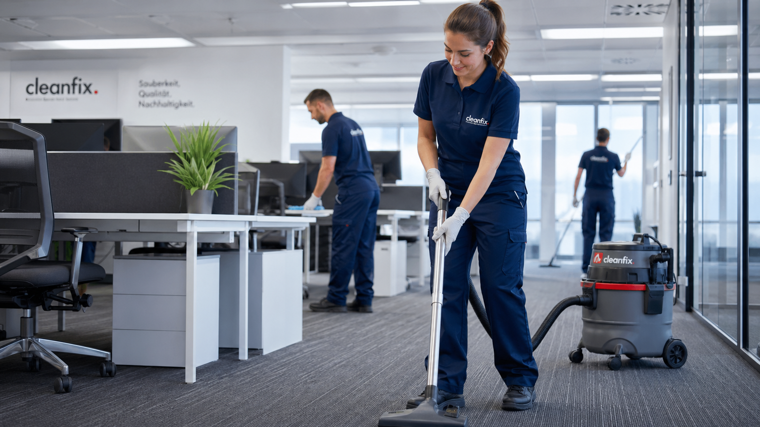 Büroreinigung: Wie saubere Arbeitsräume die Produktivität steigern